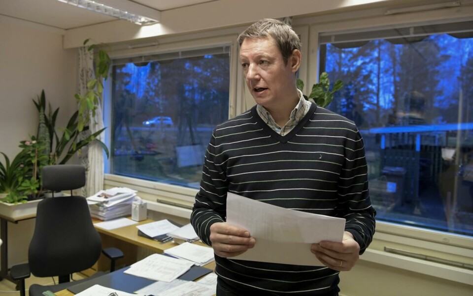 Kurt Carlsson, kommundirektör i Hammarland, hoppas att de kraftiga karantänsreglerna har stoppat upp smittspridningen. Kurt Carlsson
