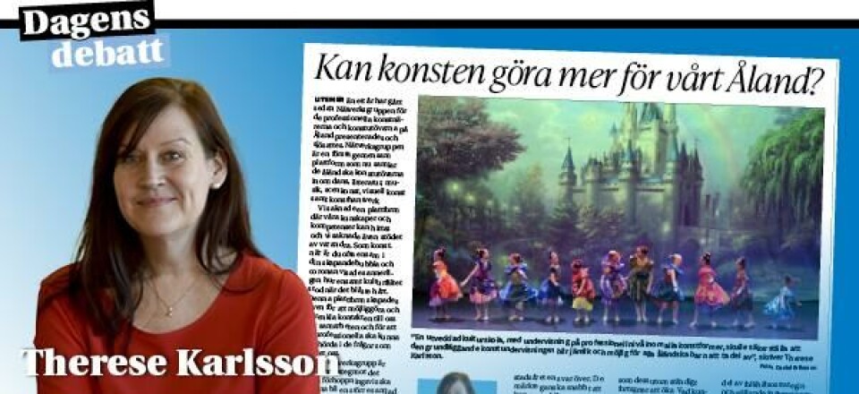 Kan konsten göra mer för vårt Åland?