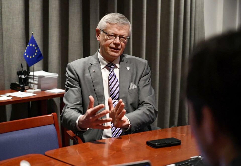 Harry Jansson. 230221 , 23022021 , 20210223 , Vicelantråd , Kansliminister Harry Jansson (C) , Centern , regering , regeringen , Landskapsregeringen