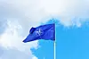 Vilnius, Lithuania - September 3, 2015: NATO flag waving by the wind *** Local Caption *** @Bildtext:Landskapsregeringen har framfört att man vill delta i Finlands kommande Natoförhandlingar till den del som Ålands status berörs.@Normal:Foto: iStock