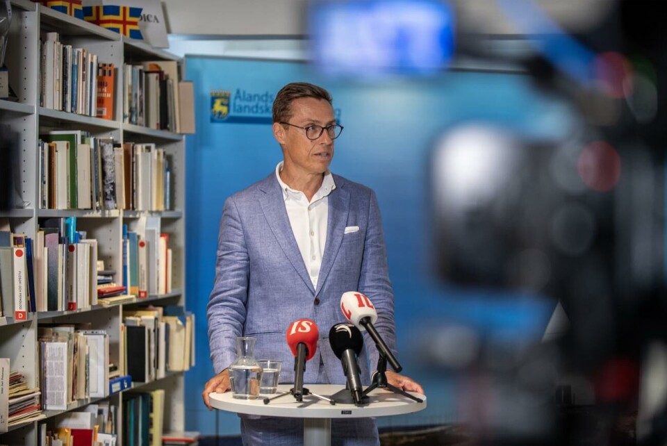 Presidenten lovade att besöka Åland årligen.