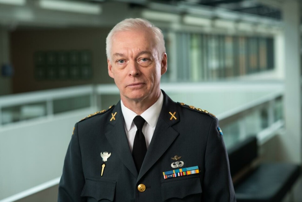 Joakim Paasikivi, överstelöjtnant och lärare i militärstrategi vid Försvarshöskolan.