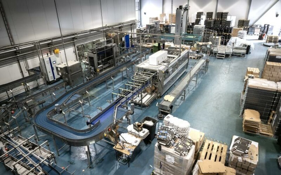 Produktionshallen där ölen förpackas och sorteras.Foto: DANIEL ERIKSSON