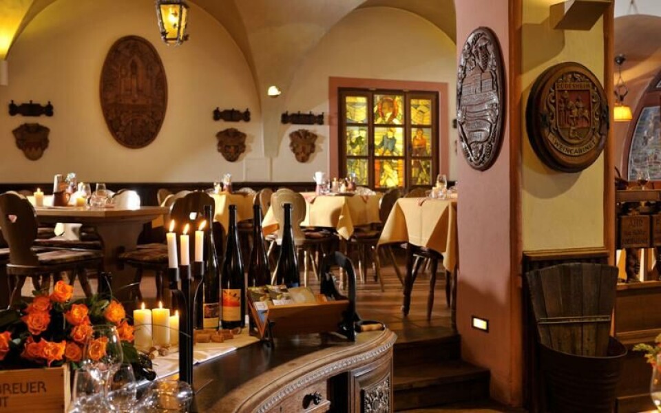 Breuers rüdesheimer schloss bjuder på historisk och trevlig atmosfär.Foto: Pressbil