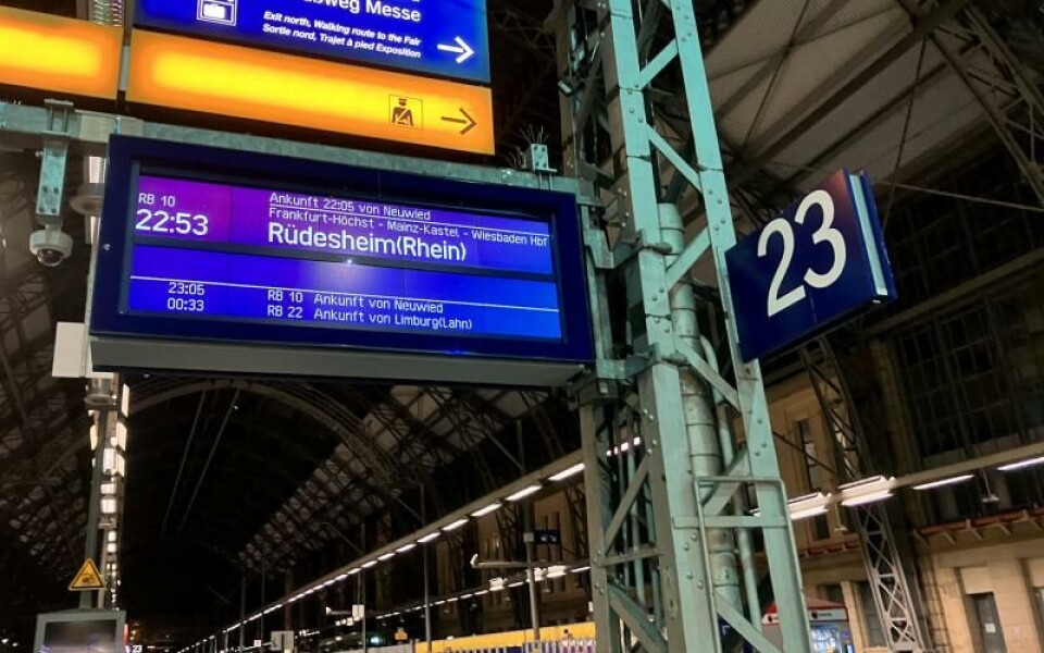 Tågen i Tyskland är sällan i tid, men avgångarna är många och du tar dig alltid fram.Foto: