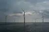 wind power station in the sea in Netherlands *** Local Caption *** @Bildtext:Försvarsmakten har stoppat 334 vindkraftverk i framför allt Ålands södra havsområden.Foto: iStock