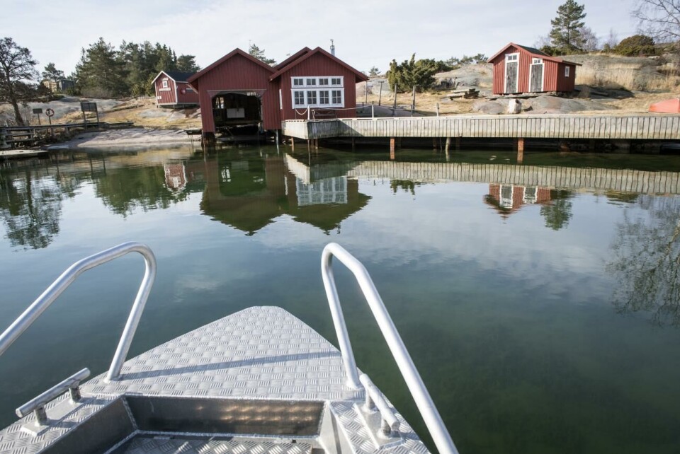 Rödhamn i Lemlands skärgård premieras. Gästhamnar, Smart Marina, Rödhamn