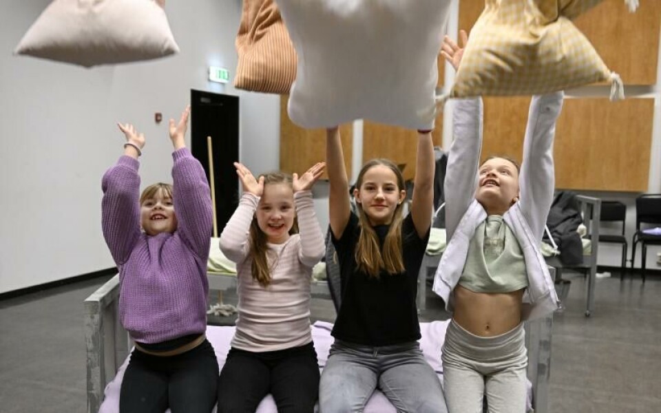 Ellen Blomsterlund, Line Dunder, Siri Hildén och Lisa Flodin.Foto: Robert Jansson