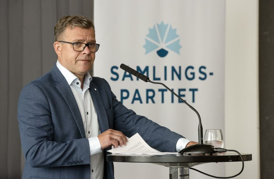 Samlingspartiets ordförande Petteri Orpo siktar på att bli Finlands nästa statsminister och anser att det behövs reformer för att öka tillväxten och bromsa statens skuldsättning. Politik, politiska partier, Samlingspartiet, Petteri Orpo