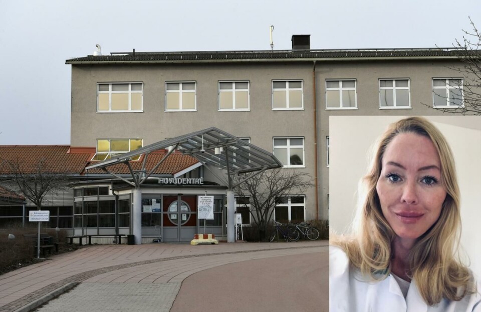 Zandra Olivecrona börjar jobba på Åland i augusti. 270221 , 27022021 , 20210227 , ÅHS , Ålands Hälso och Sjukvård , sjukhuset , sjukhus , exteriör , corona , covid-19 , sjukhuspersonal coroana smittade