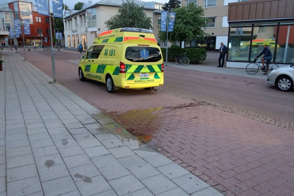 En till sjukhus efter olycka med elscooter