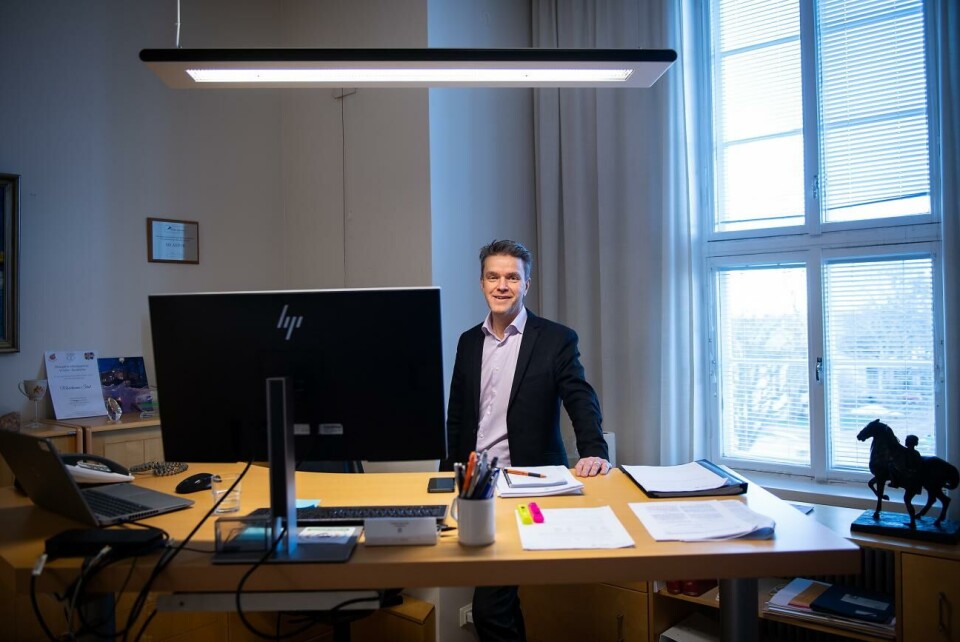 Staden gör markköp på Styrsö för framtida bostäder Arne Selander, Stadsdirektör *** Local Caption *** @Bildtext:De första veckorna på direktörsstolen har Arne Selander till stor del ägnat åt att sätta sig in i arbetet.