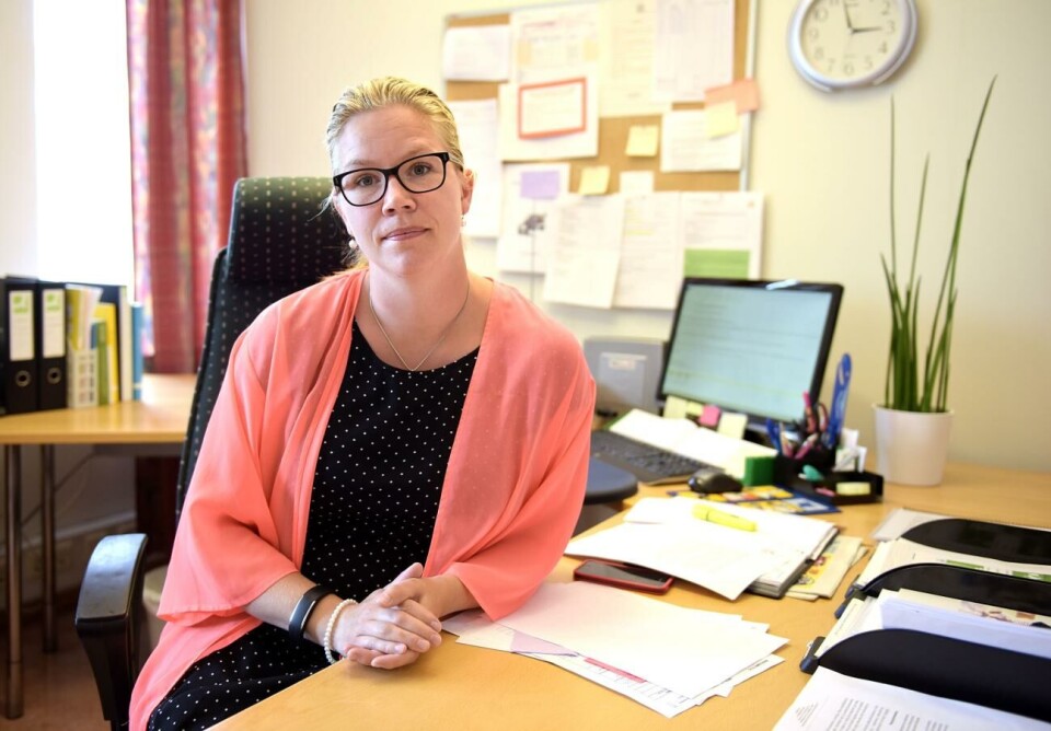 Biträdande bildningschef Pamela Sjödahl. Pamela Sjödahl är orolig efter att ha läst ÅMHM:s rapport. Hon menar att konsekvenserna kan bli oerhört stora. @Foto:Siri Lindén