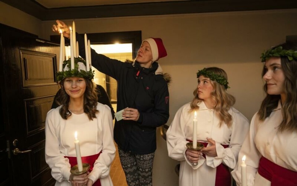 Lucia, luciakröningFoto: DANIEL ERIKSSON