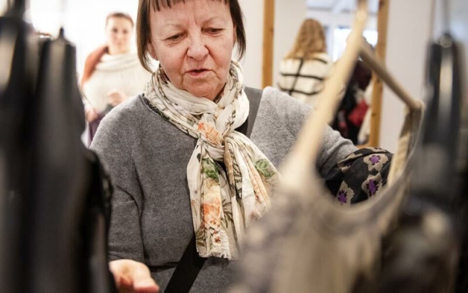 Gun Skogman-Kero är nöjd med utbudet.Foto: Hülya Tokur-Ehres