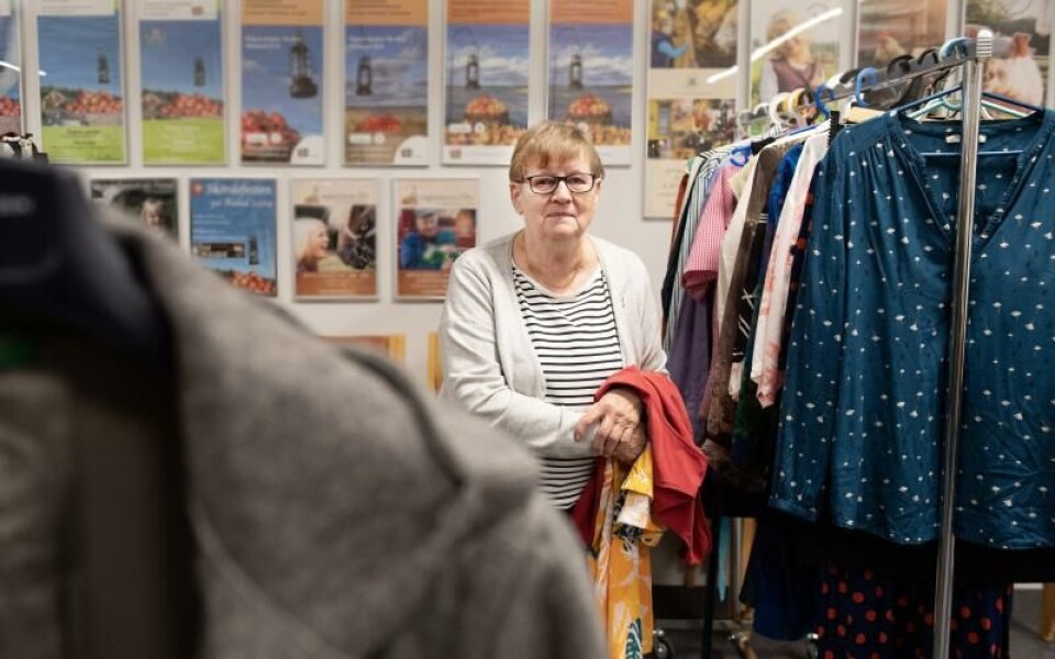 ”Det är väldigt lyckat”, säger Rita Johansson, medlem i Vårdö Marthaförening.Foto: Hülya Tokur-Ehres