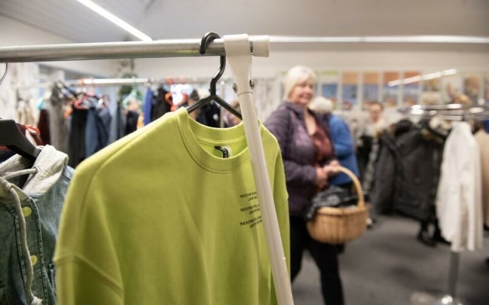 80 personer sökte sig till Marthornas klädbytarmingel.Foto: Hülya Tokur-Ehres