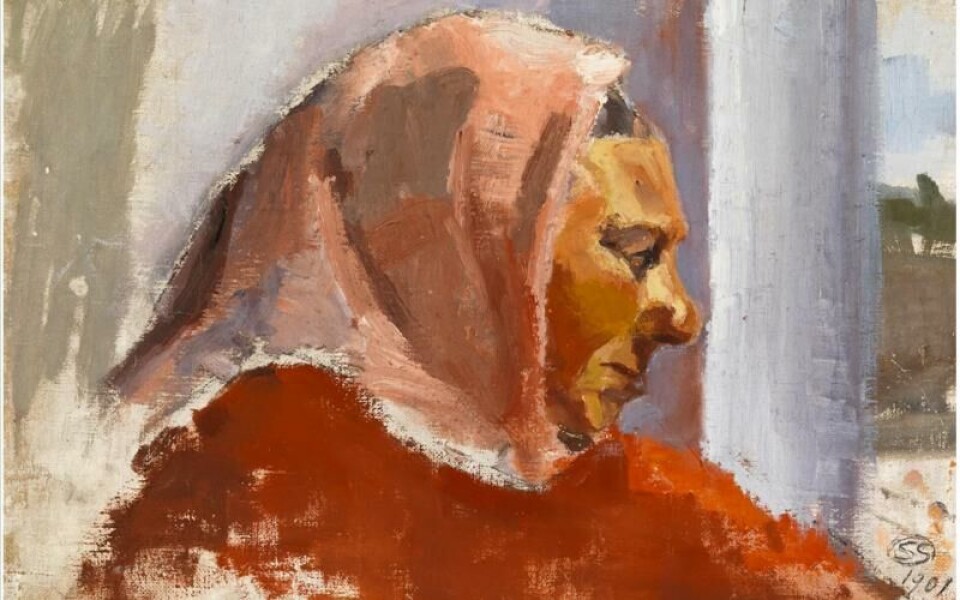 Sigrid Schauman: Anna-Lisa, Önningeby. Olja på duk. Tillhör Ålands konstmuseum.Foto: