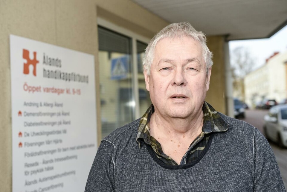 Henrik Lagerberg menar att ett landskapsövergripande råd för funktionsnedsatta är nödvändigt. Henrik Lagerberg.