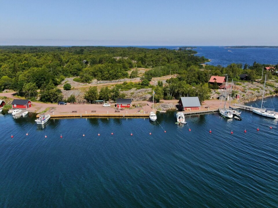 Seglinge gästhamn. Seglinge gästhamn.