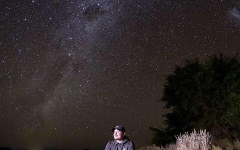 Kvällstiden i Atacamaöknen, Chile. Foto:
