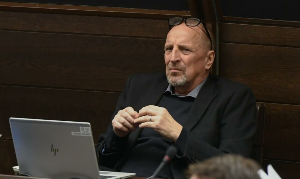 Jörgen Strand (MSÅ) sträckte ut en hand till sina forna allierade. 131119 , 13112019 , 20191113 , Nya lagtinget , lagting , plenum , budgetdebatt , budget , Jörgen Strand (M)