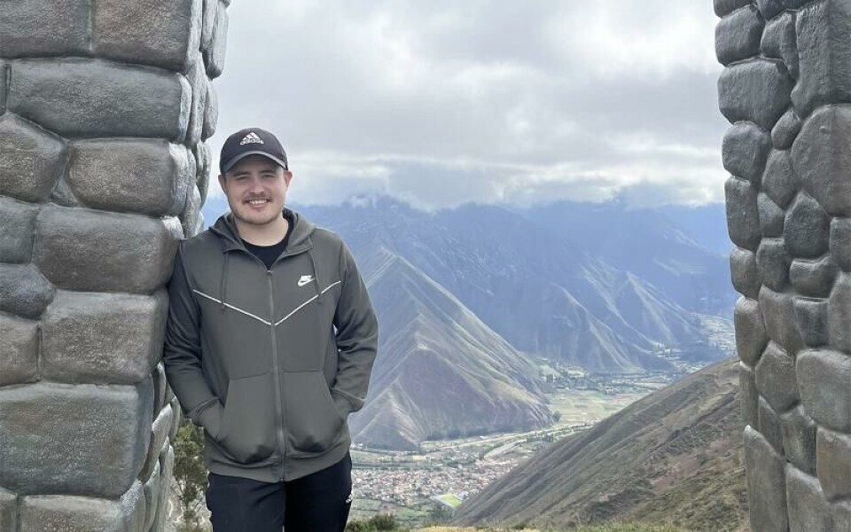 Här besöker Leon Blomberg Peru.Foto: