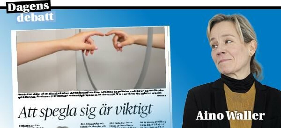 I dag skriver Ålands Litteraturförenings Aino Waller om litteraturens betydelse .