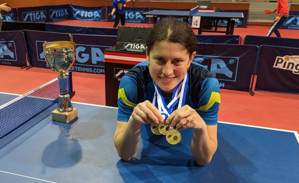 Marina Donner gjorde det igen! Precis som i fjol tog hon trippla FM-guld i bordtennis.