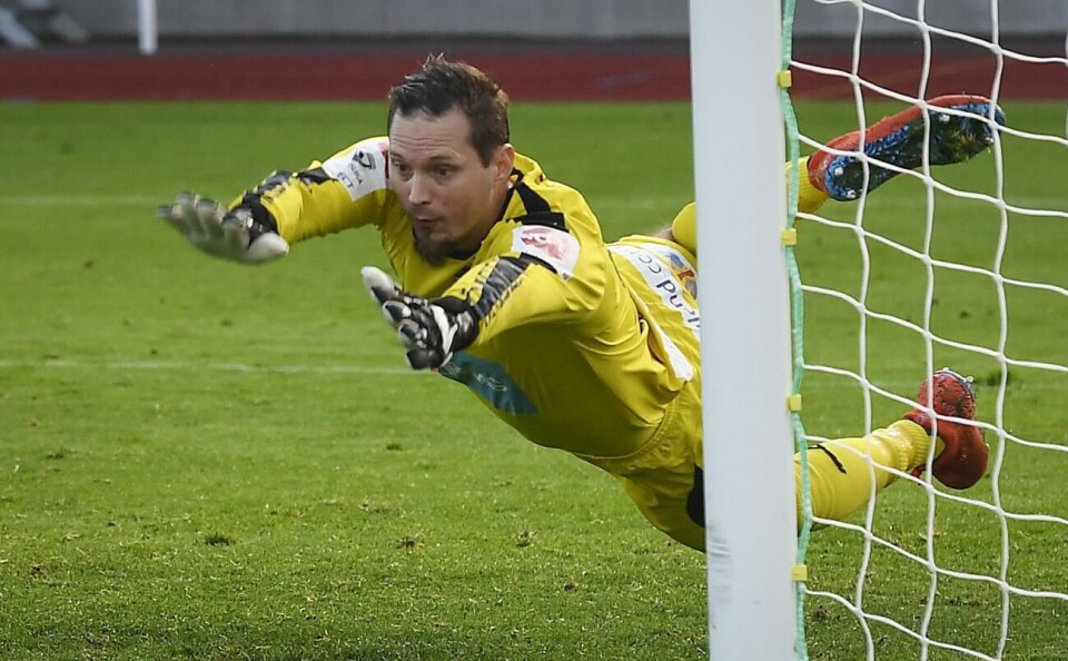 32-åriga målvakten Oskari Forsman förlänger sitt kontrakt med IFK. Foto: Daniel Eriksson
