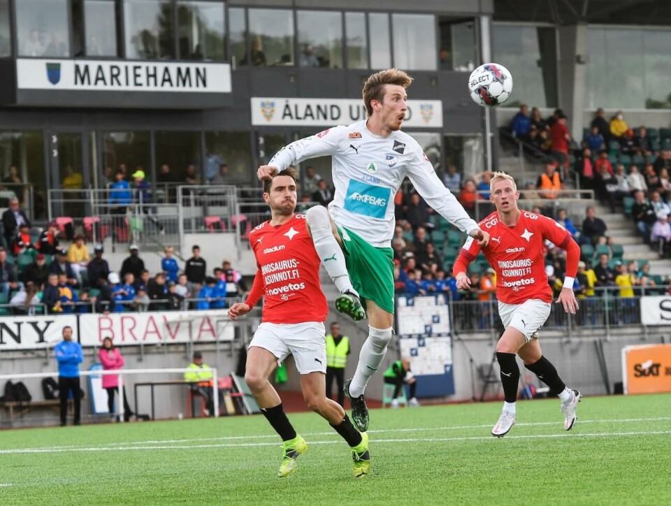 Det blir en femte säsong för Riku Sjöroos i IFK Mariehamn. Fotboll, IFK MAriehamn - HIFK i Finlands cup