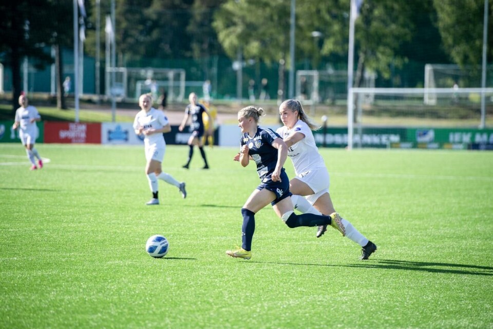 ÅU söker revansch mot FC Honka Dana Leskinen (bilden) och hennes lagkamrater söker revansch mot FC Honka.