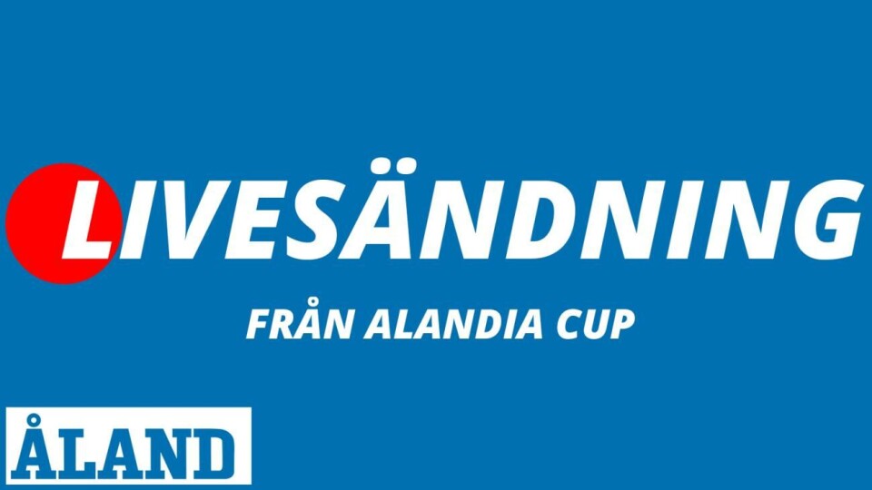 Se vår livesändning från Alandia Cup-finalerna här