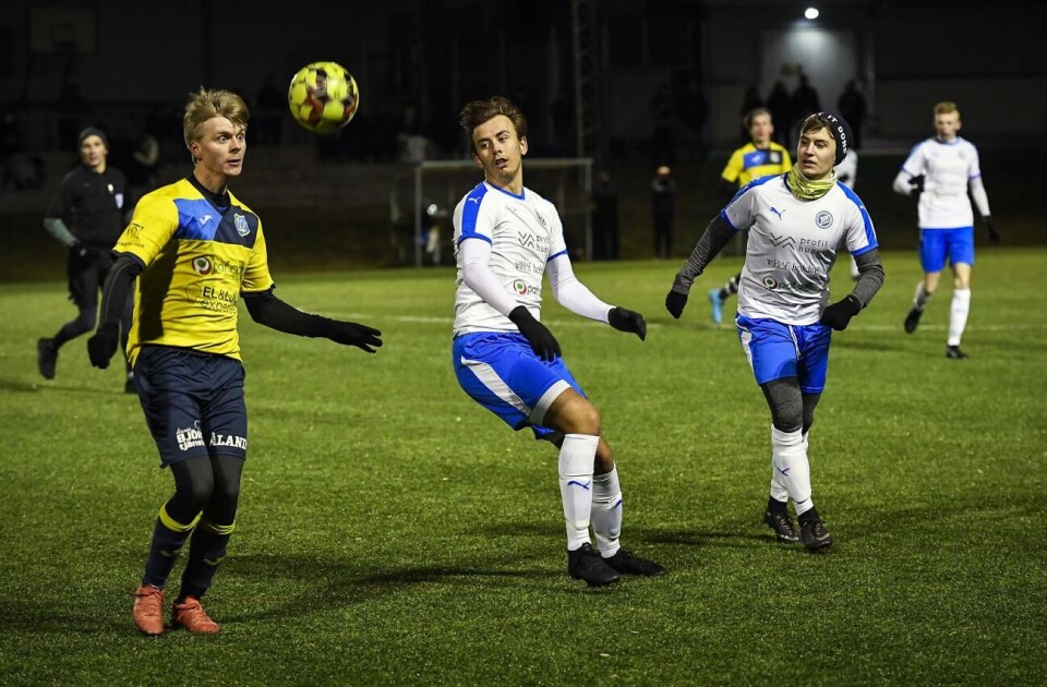 Mitt under brinnande säsong har Jomala IK:s herrlag utgått ur sin division 4-serie. Foto: Daniel Eriksson