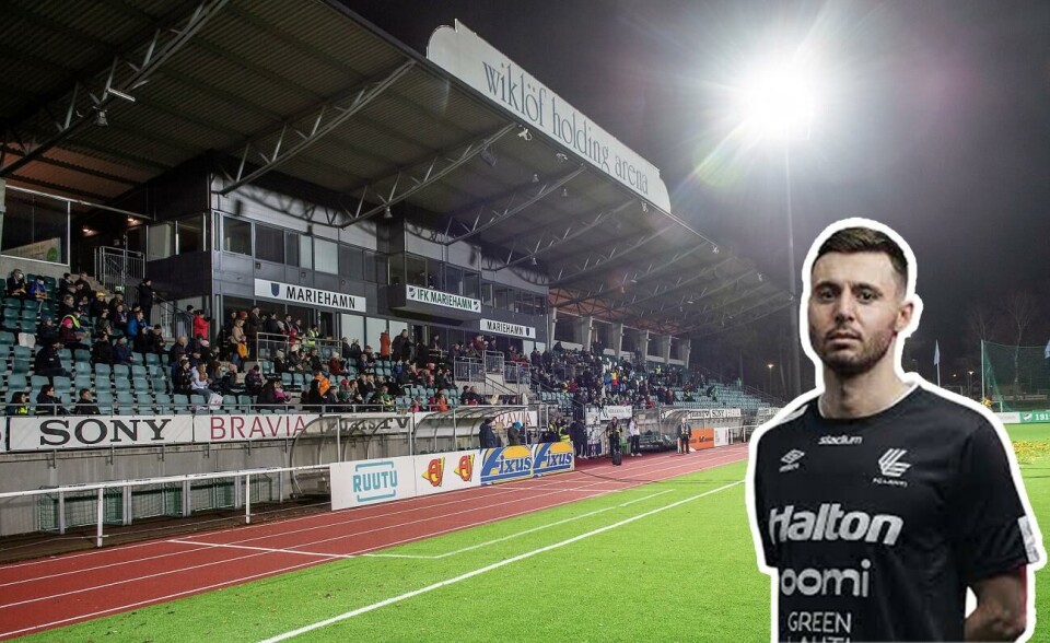 Jean-Christophe Coubronne spelar i IFK Mariehamn kommande säsong. Foto: Montage