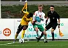 140521 , 14052021 , 20210514 , Fotboll , IFK Mariehamn , KuPS-IFK *** Local Caption *** @Bildtext:Fotboll, Tipsligan, Savon Sanomat Arena, Kuopio, KuPS  IFK Mariehamn, Uzochukwu Onuorah, Melvin Kahnberg @Foto:Foto: Juha Tamminen
