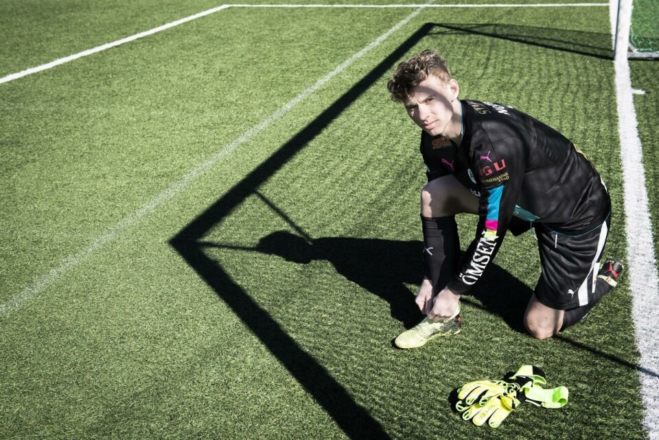 Marc Nordqvist gör sig redo för ytterligare en säsong i grönvitt. Marc Nordqvist ska visa vad han går för och bli den där förstemålvakten IFK behöver.@Foto:Daniel Eriksson