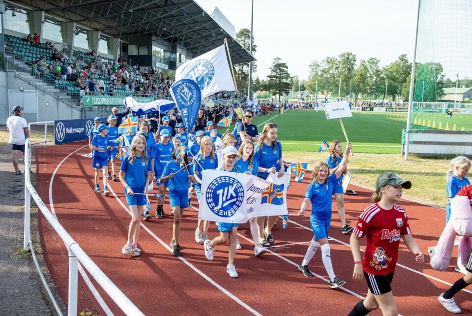 Det blir ingenting av nya IFK Mariehamn-satsningen Alandia Cup Invitational. Åtminstone inte i år. Bilden är från fjolårets Alandia Cup-invigning.