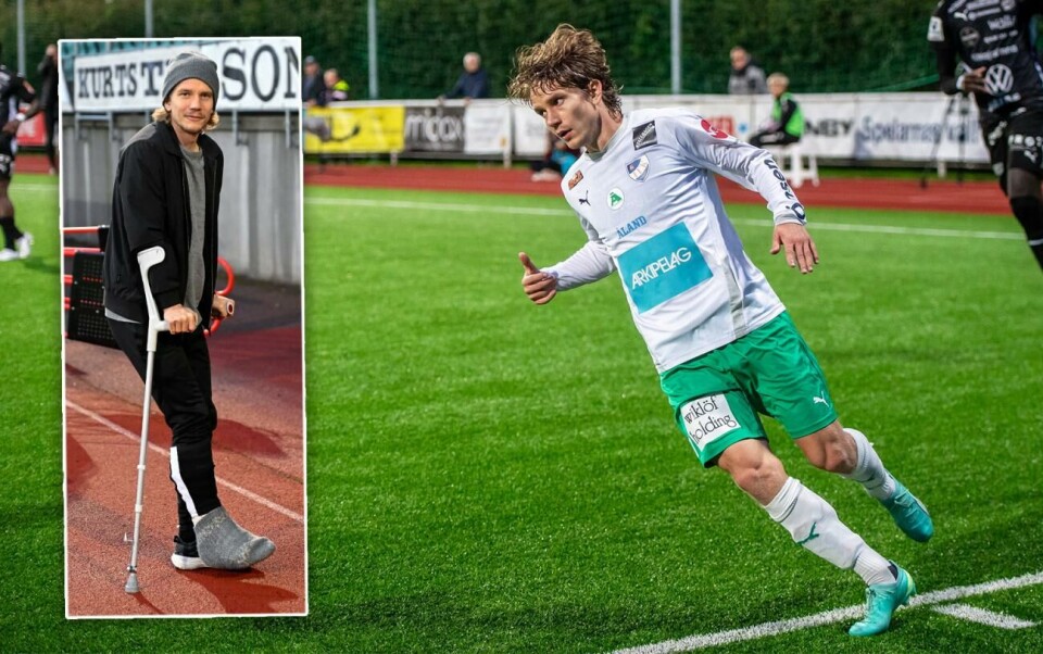 Robin Sid tillbaka från sin fotskada