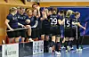 Innebandy, *** Local Caption *** @Bildtext:Matchen blev en målrik och svängig historia, som innehöll sammanlagt 13 mål. Här ser vi FBC Åland fira ett av sina.@Normal:Foto: Daniel Eriksson