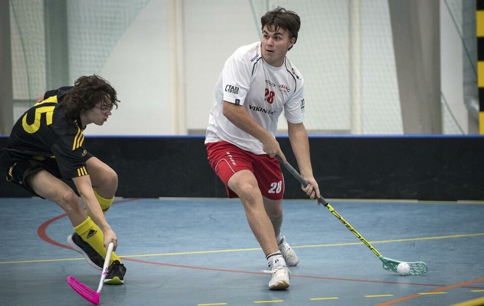 Hugo Holmberg lämnar sitt uppdrag som verksamhetsledare i Våsc. Innebandy, Baltichallen, Våsc – Vaksala SK, Hugo Holmberg@Foto:Daniel Eriksson