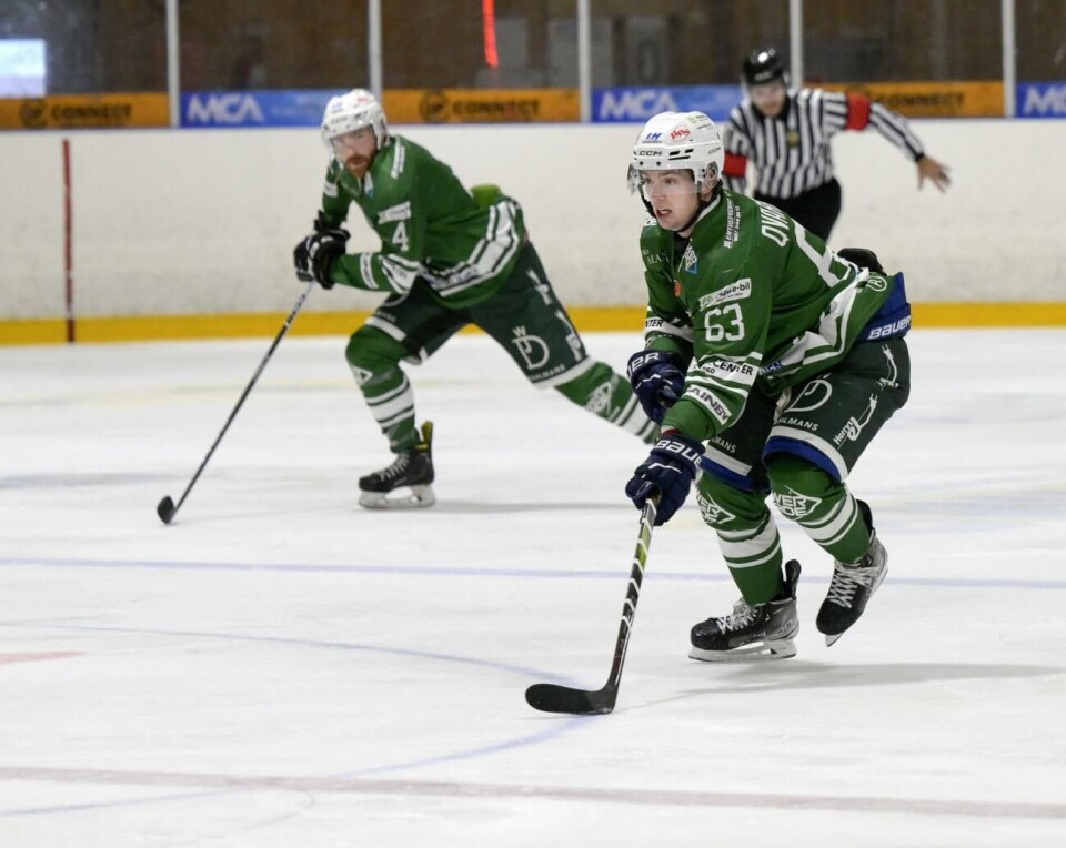 Benny Qvarfordt inledde målskyttet i Kallhäll.