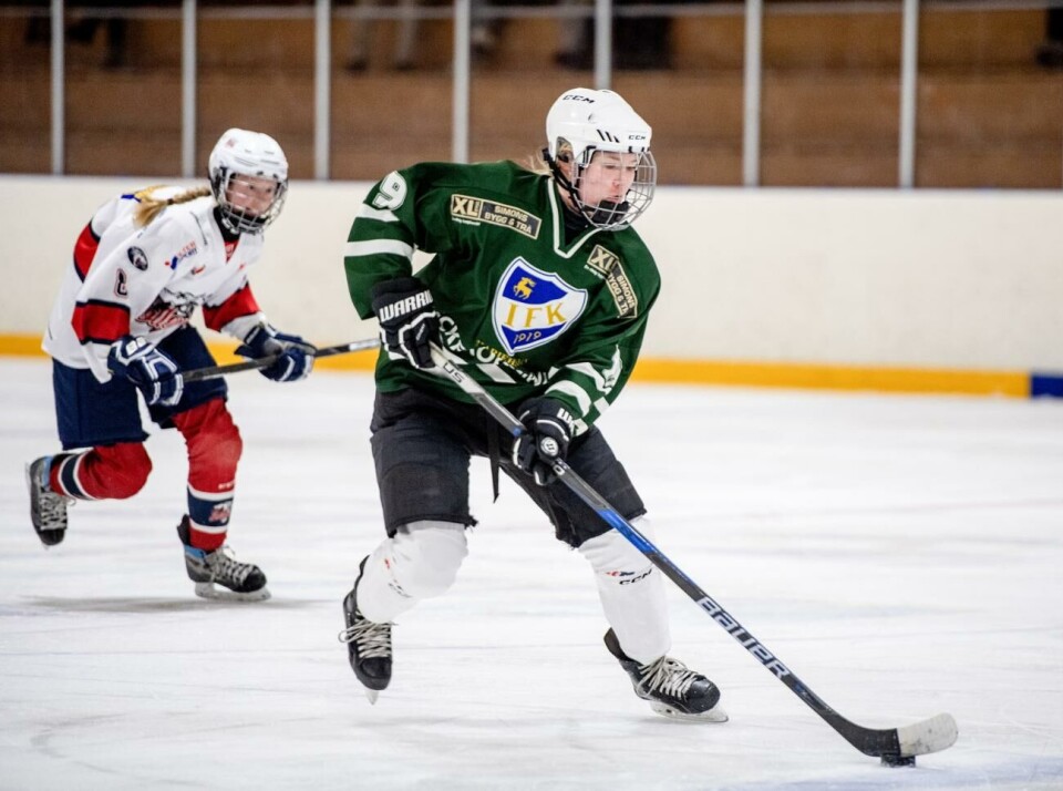 Emelie Qvarfordt gjorde IFK:s enda mål hemma mot Sollentuna.