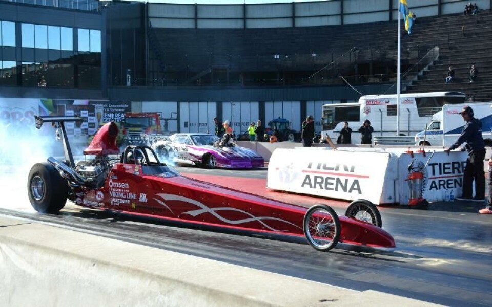 *** Local Caption *** @Bildtext:Motorsport, dragracing, Tierp Arena, Ida Lindqvist@Foto:Foto: Sofia SödergårdhFoto: Sofia Södergårdh