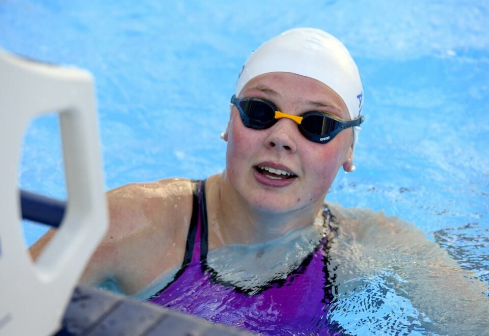 Olivia Weuro har tagit steget upp i seniorlandslaget Olivia Weuro, simning