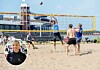 Johan Pettersson och Aldis Jaundzeikars i en gruppspelsmatch mot Verneri Vetriö och Tobias Helbig.Hülya Tokur-Ehres
