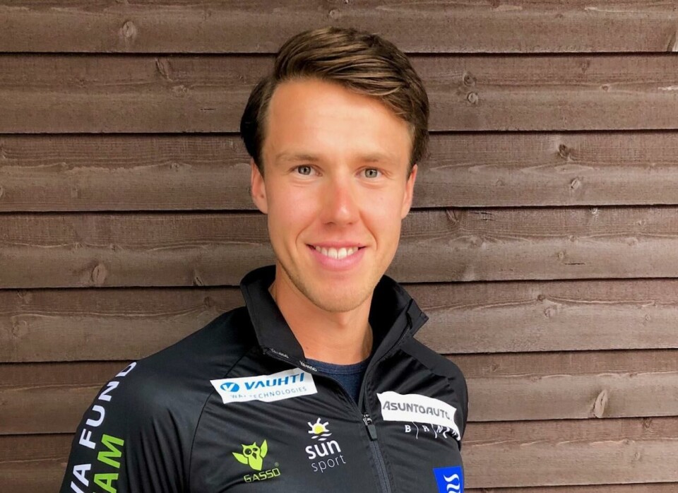 Isac Holmström inledde långloppscupen på lördagen. Isac Holmström