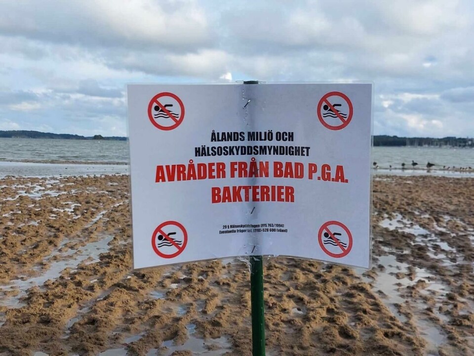 ÅMHM avråder från bad vid flera stränder