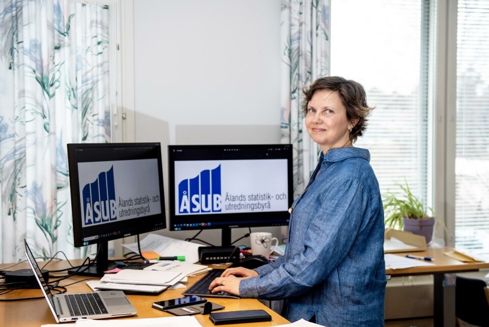 Sanna Roos är forskningschef på Ålands statistik- och utredningsbyrå och ska leda arbetet med utredningen av den ekonomiska utsattheten på Åland. Sanna Roos, ÅSUB, Ålands statistik-och utredninsbyrå,