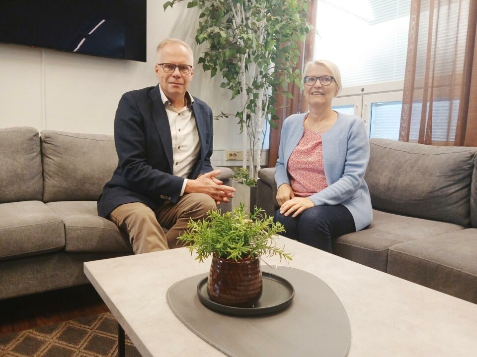 Företags tillväxt i fokus i EU-finansierat projekt Dan Westerholm och Birgitta Eriksson.Kevin Eriksson